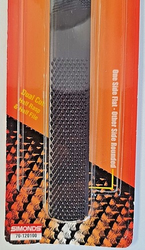 SIMONDS Metal Files File Black Maxi Wood Rasp Square Mill Genuine - Picture 31 of 40