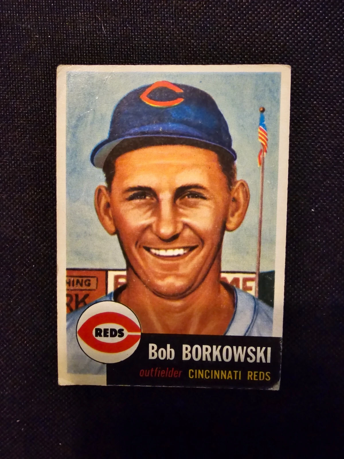 1953 Topps Baseball Card #7 - Bob Borkowski (EX)