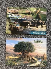 Walt Disney World 2 Amimal Kingdom Postcards Approx 2006