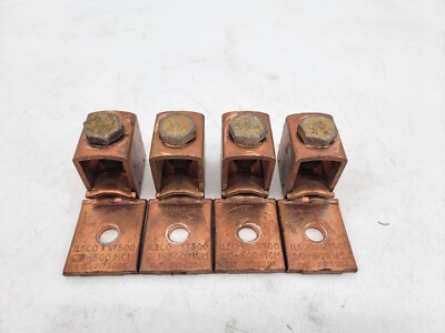 Lot of 4 Ilsco XT-500 Copper Lug 2/0-500 MCM