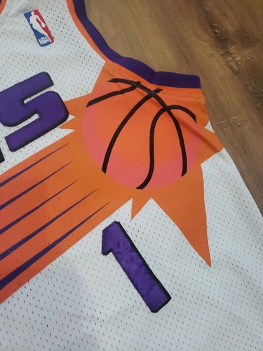 Vtg Penny Anfernee Hardaway Phoenix Suns NBA Basketball Jersey Adidas Mens XS - Picture 6 of 8