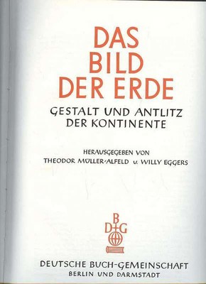 (10649) Large Picture Volume The Picture of the Earth Book Community 1954, 200 Pages,