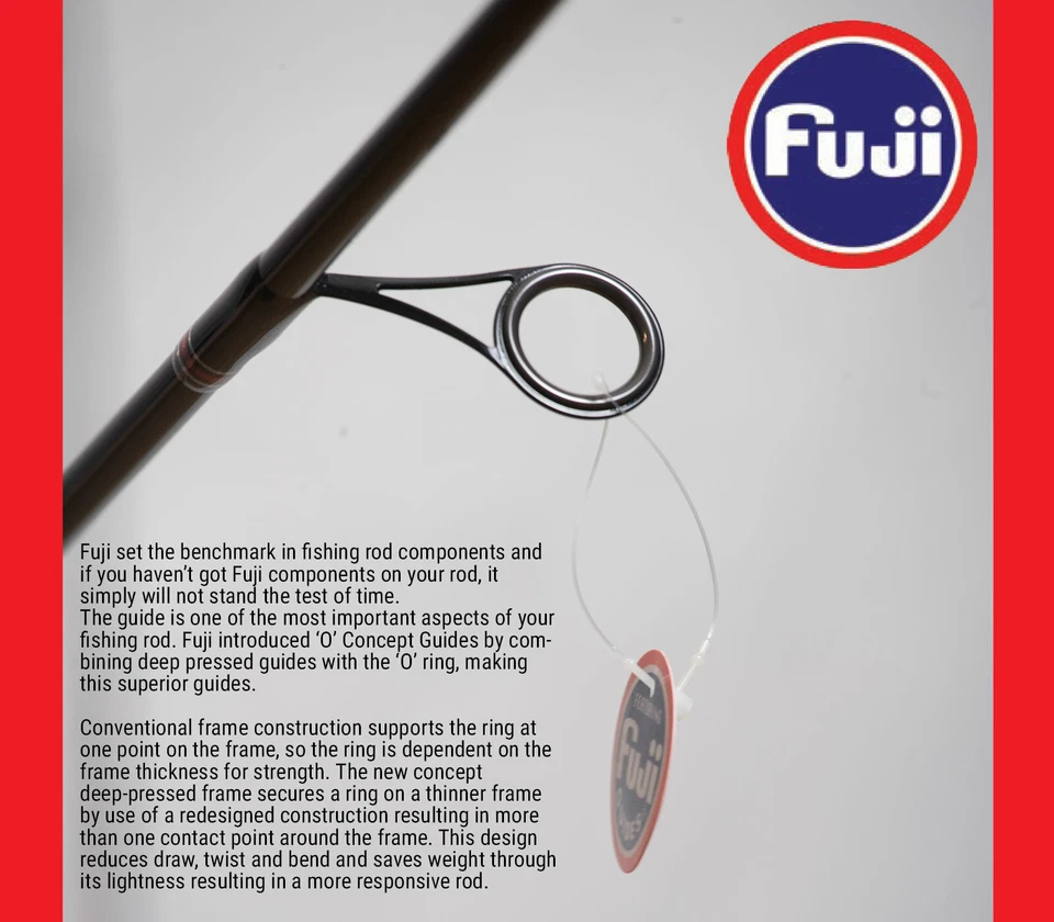 Caña de pescar giratoria SNIPER 6'6" JAPONESA Toray grafito guías FUJI y asiento de carrete Foto 3 de 4