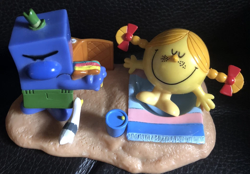 Juego de figuras de juguete de plástico Mr Men Little Miss Fisher-Price Mattel Thiop coleccionable Foto 2 de 4