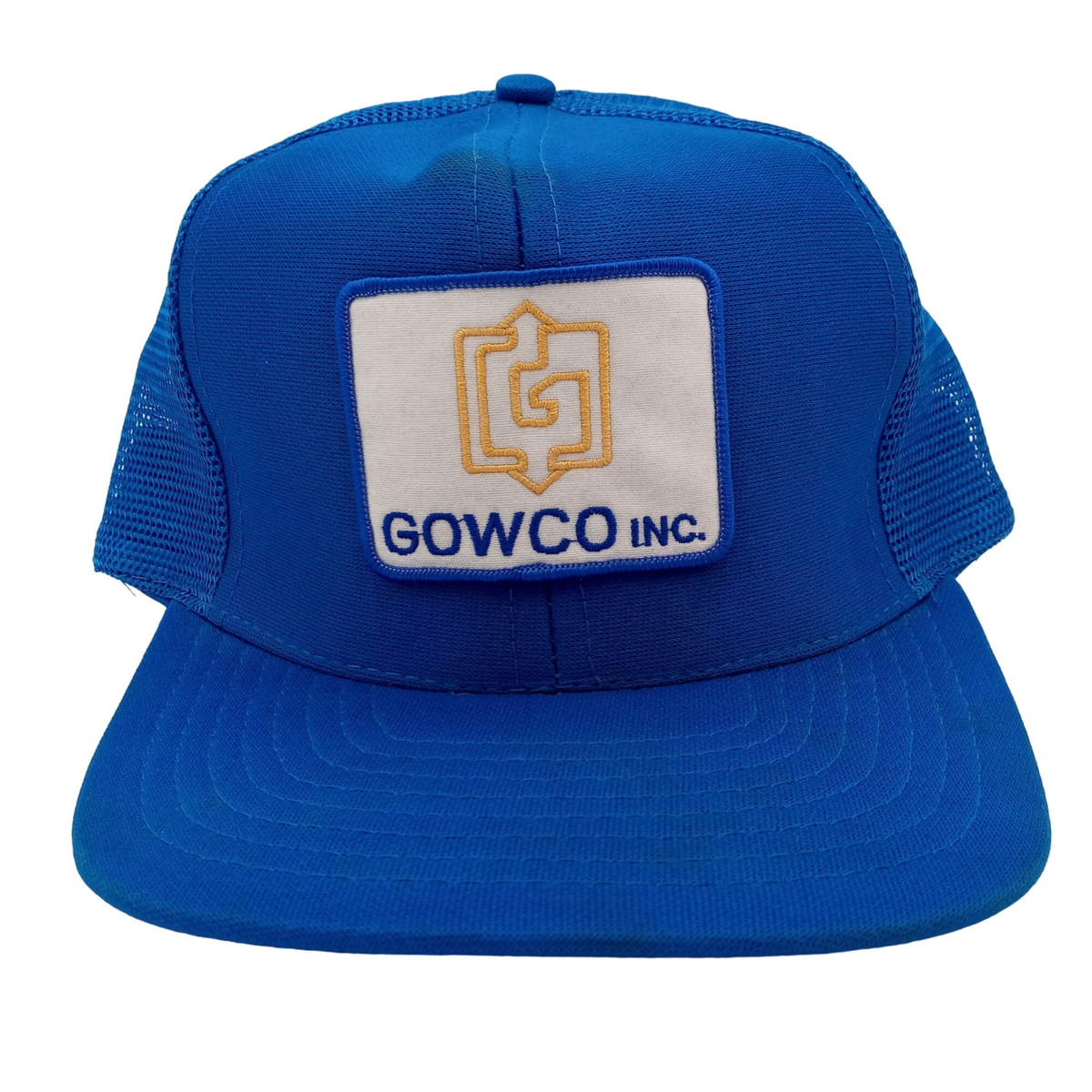 Gowco Inc Logo Snapback Hat Cap Adjustable Blue white 