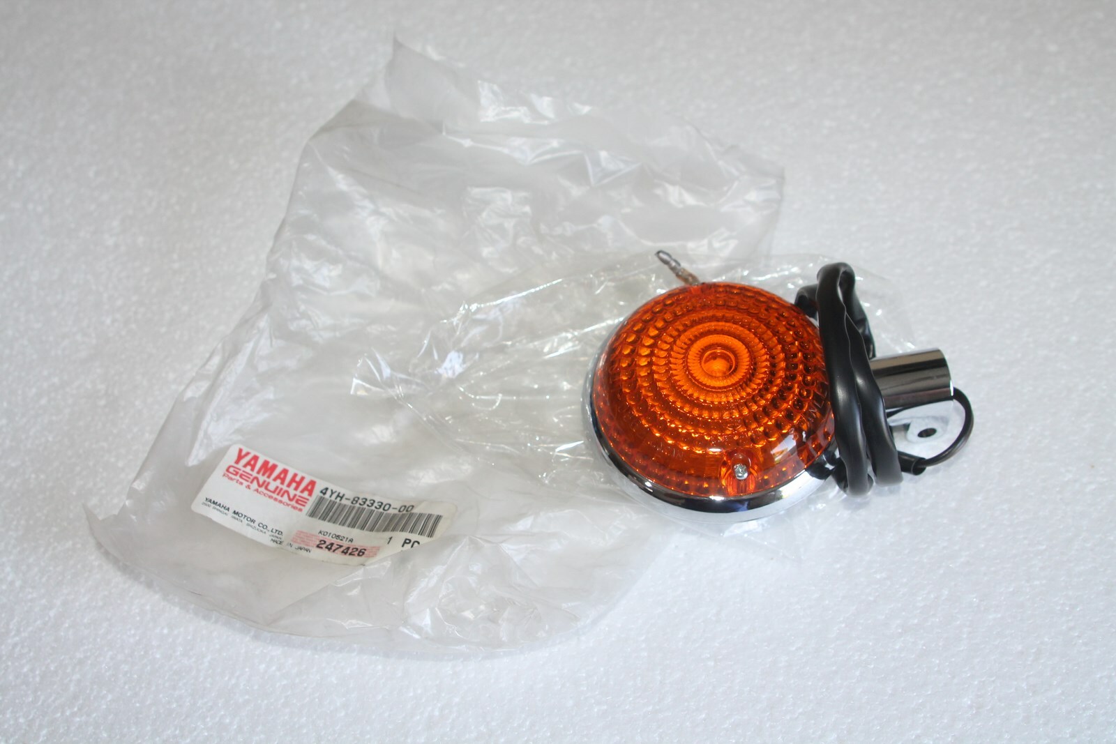 Clignotant arrière Yamaha XV535 Virago 4YH-83330-00 optique de signalisation moto custom neuf