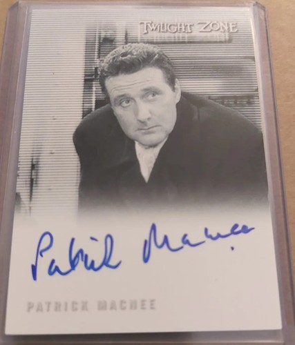 Autogrammkarte 2009 komplett Twilight Zone 50th Anniversary Patrick Macnee A107