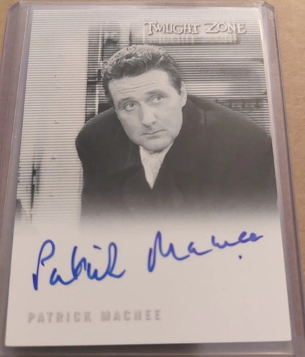 2009 komplette Twilight Zone 50th Anniversary Patrick Macnee A107 Autogrammkarte - Bild 1 von 3