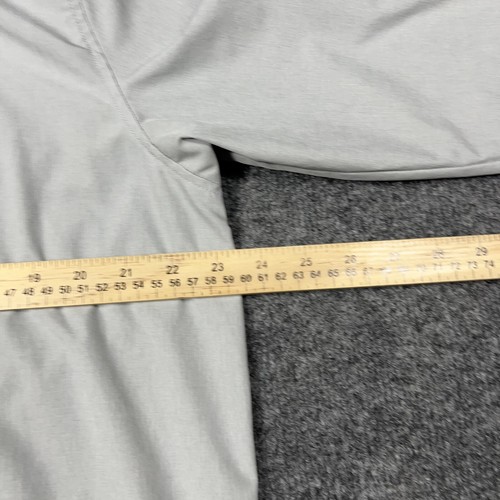Vuori Jacket Mens XL Gray Outdoor Trainer Shell Hooded Full Zip Lightweight V512 - Picture 11 of 15