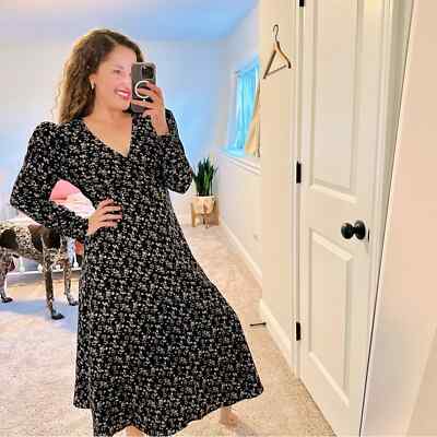 astr black floral dress astr: andrea dress – Riffraff main image 0