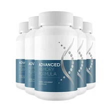 5-Pack Advanced Memory Formula - Best Natural Brain Supplement - 300 Capsules
