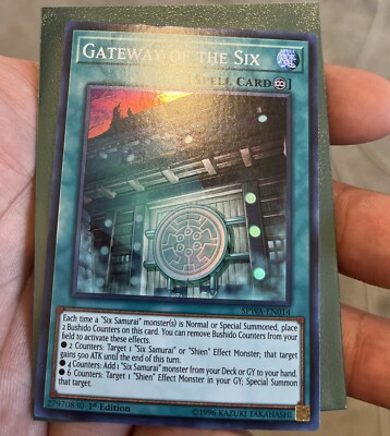 Yugioh! 1st ED “Gateway of the Six” | SPWA | Super Rare | eBay