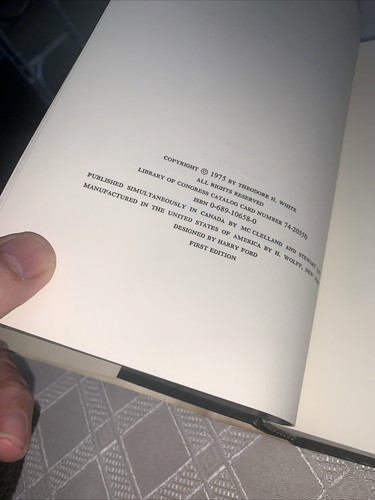 Breach of Faith : The Fall of Richard Nixon by Theodore White Signed 1st Edition - Picture 5 of 5
