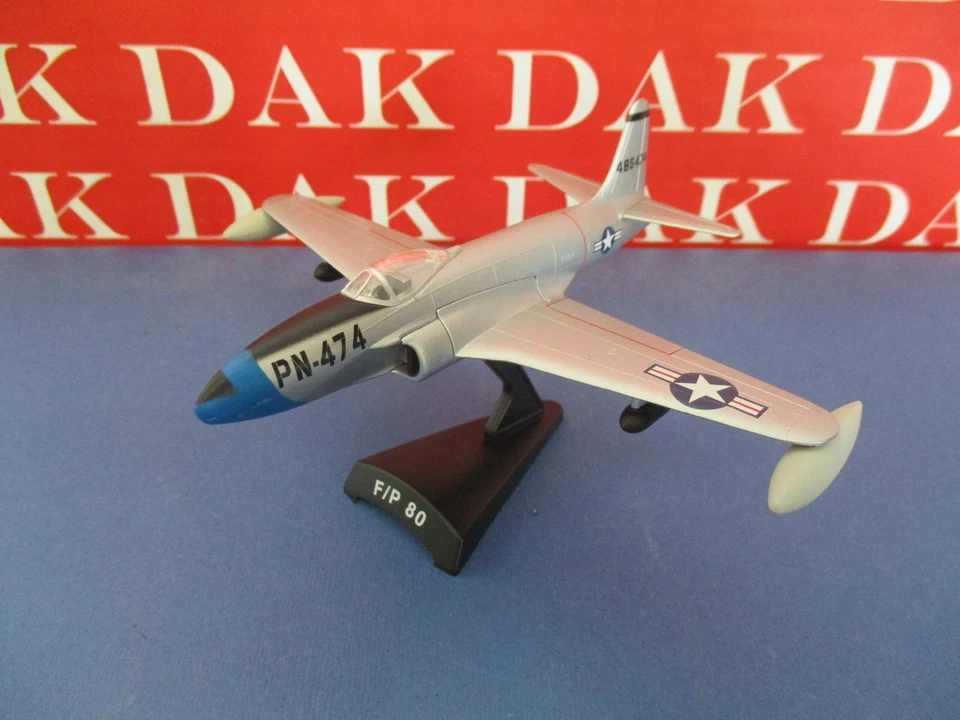 Die cast 1/96 Modellino Aereo Aircraft Lockheed P-80 Shooting Star 12th AF 1946 - Immagine 2 di 4