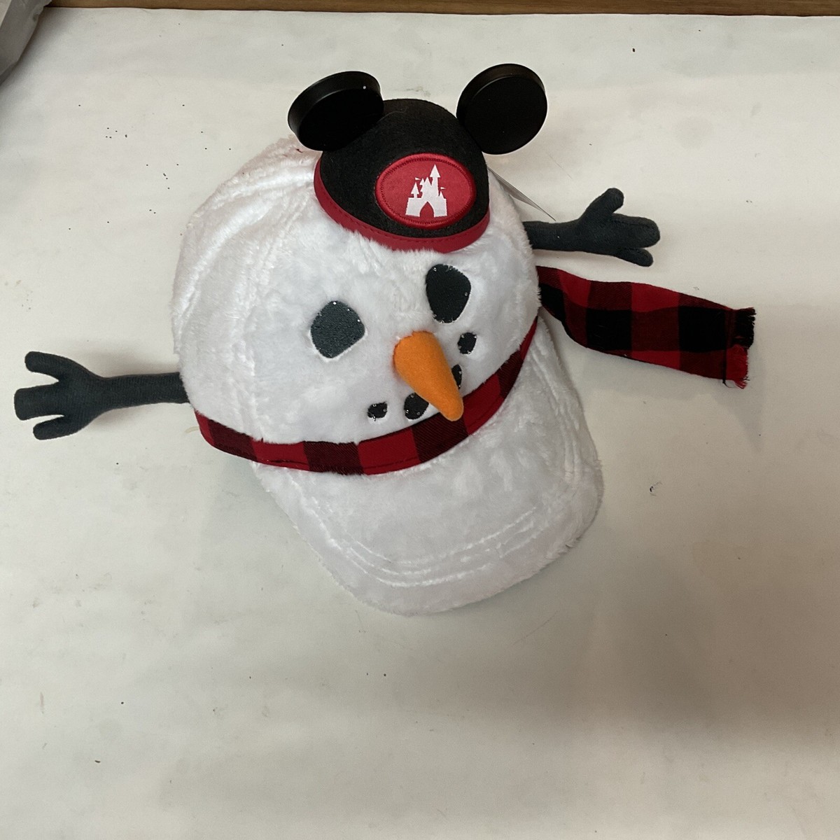 Disney Parks Christmas Holiday Mickey Mouse Ears Fuzzy  display picture 1