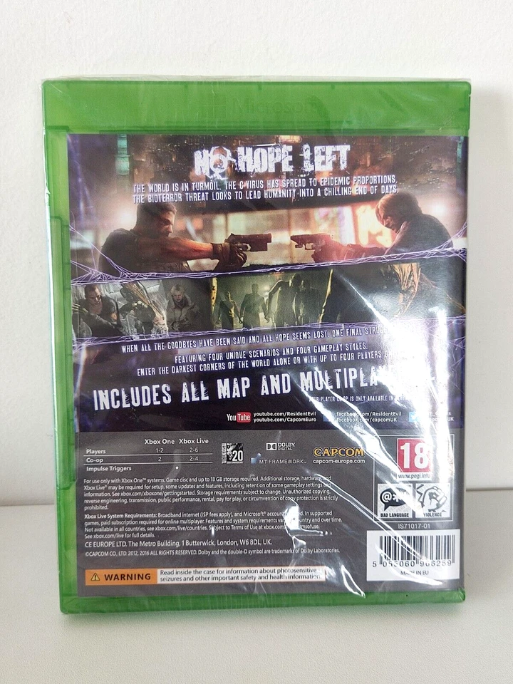 Resident Evil 6 | Xbox One | UK Release | FACTORY SEALED (READ) - Image 2 of 4