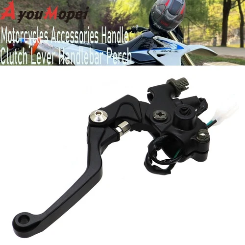 For YAMAHA DT125R/X DT 200WR/230 TDR 250/125 Handlebar Clutch Lever Handle Perch - Bild 3 von 10
