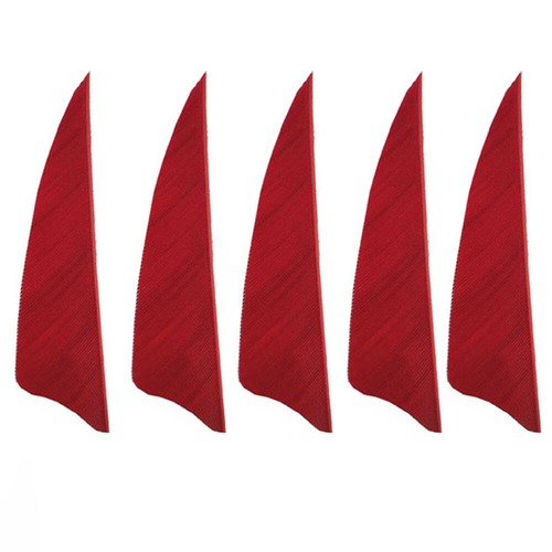 3" 4" 5" Arrow Fletches Turkey Natural Feathers RW LW Shield Shape DIY Shaft - Picture 15 of 15