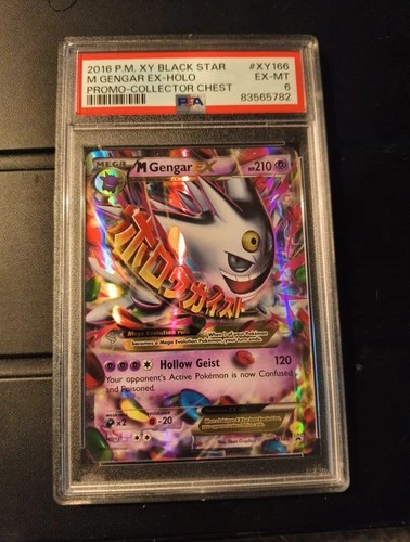 PSA 6 M GENGAR EX  CHEST  COLL XY BLACK STAR PROMO XY166 POKEMON BM