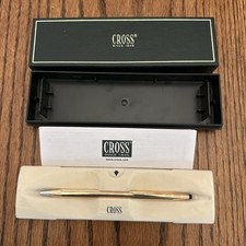 Cross Classic Century 14kt Gold Filled Ballpoint Pen Made in USA Original Box