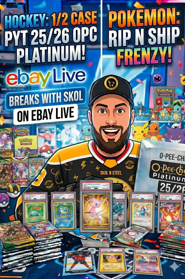 OPC PLAT 1/2 CASE + POKEMON RIPNSHIP