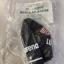 Arena 3D Soft USA Unisex Adult Silicone Swim Cap for Men and Women Large Black