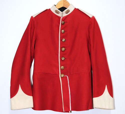 WW1 Antique Leicestershire Infantry Ceremonial Red Tunic Jacket Size S