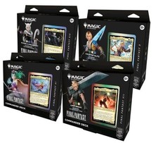 Magic: The Gathering Final Fantasy Commander Deck Bundle -4 Decks In Sealed Case