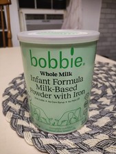 Bobbie Grass Fed Whole Milk Infant Formula Iron 14Oz Can Exp 09/25/26