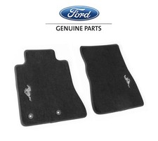 2015-2026 Mustang Oem Jr3z-6313300-bc 2pc Front Floor Mats Silver Running Horse 2015-2026 Mustang Oem Jr3z-6313300-bc 2pc Front Floor Mats Silver Running Horse
