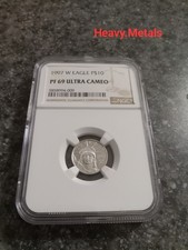 1997 W 1/10 oz $10 PROOF Platinum Eagle PF69 NGC NICE LOW PRICE!! 3550.00 per troy oz