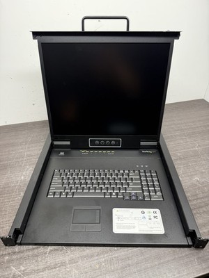 StarTech 8 Port Rackmount KVM Console 1U Integrated 19'' LCD RKCONS1908K - A507