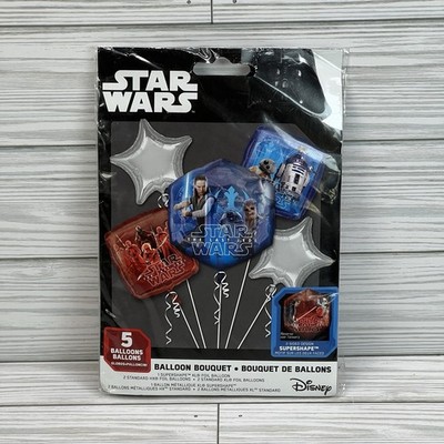 Anagram STAR WARS The Last Jedi Foil Balloon Bouquet 5 Balloons Party Decoration