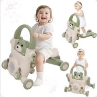 3-in-1 Baby Walker Sit-to-Stand Learning O Walker with Activity Centre & Sounds