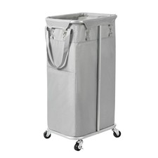 100L Rolling Laundry Hamper with Wheels Large Laundry Basket Organizer Laundr...