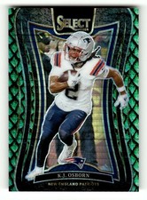 2024 Panini Select Dragon Scale Prizm #356 K.J. Osborn /81 Patriots Suite Level