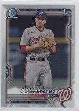 2021 Bowman Draft Chrome Refractor Dustin Saenz #BDC-14 0l9t