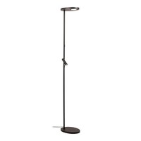 LED Stehlampe Metall Schwarz BüRo 2700 K H:177 Cm Stehleuchte Wohnzimmer