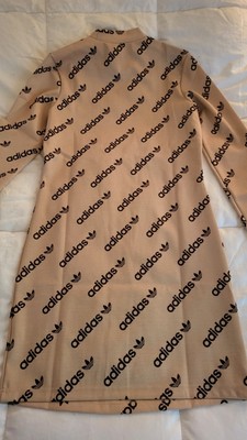 adidas Originals Women' Blush Monogrammed Metallic LS Tight Dress (HM4891) M New | eBay adidas Originals Women' Blush Monogrammed Metallic LS Tight Dress (HM4891) M New | eBay