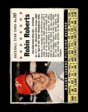 1961 Post Set-Break #117 Robin Roberts VG-VGEX *GMCARDS*