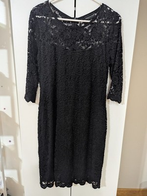 Connected Apparel Women's Black Long Sleeve Formal Dress - Size 10