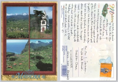 x04008 Sao Vicente Madeira Portugal Postkarte 1999 Briefmarke