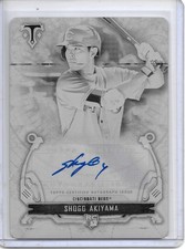 2020 Topps Triple Threads SHOGO AKIYAMA BLACK PRINTING PLATE AUTO RC #1/1 REDS!