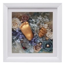 10x10 Shadow Box Frame, 3D Shadow Box Display Case with European Border, Memory