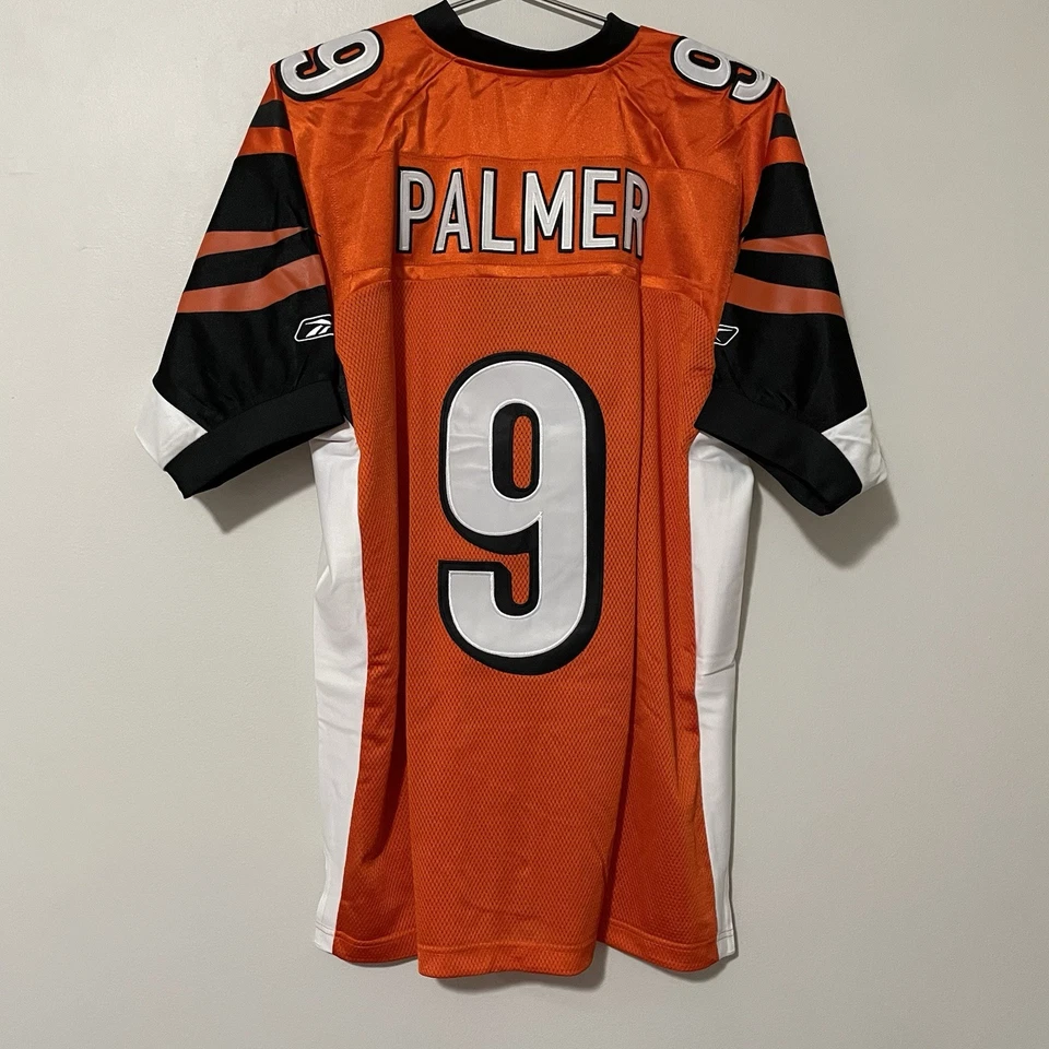Camiseta deportiva para hombre Reebok Cincinnati Bengals Carson Palmer 2003/10 cosida naranja 48 Foto 3 de 4