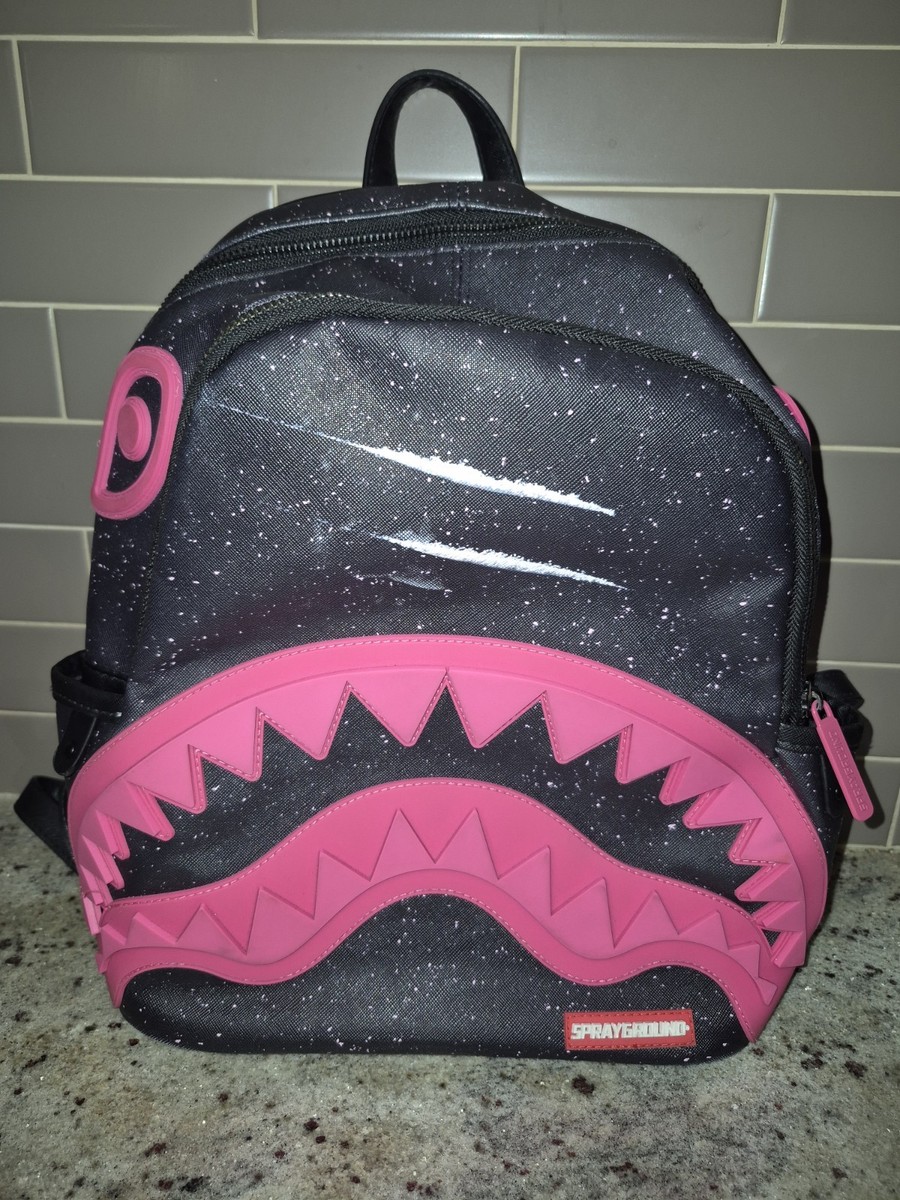 Sprayground Pink Leopard Shark Mouth Backpack(FIRM PRICE) Sprayground Shark Central Duality Tear Pink Backpack | Arden  main image 2