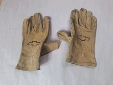Vintage Wells Lamont Cowhide Leather Work Gloves L Chevy Western  