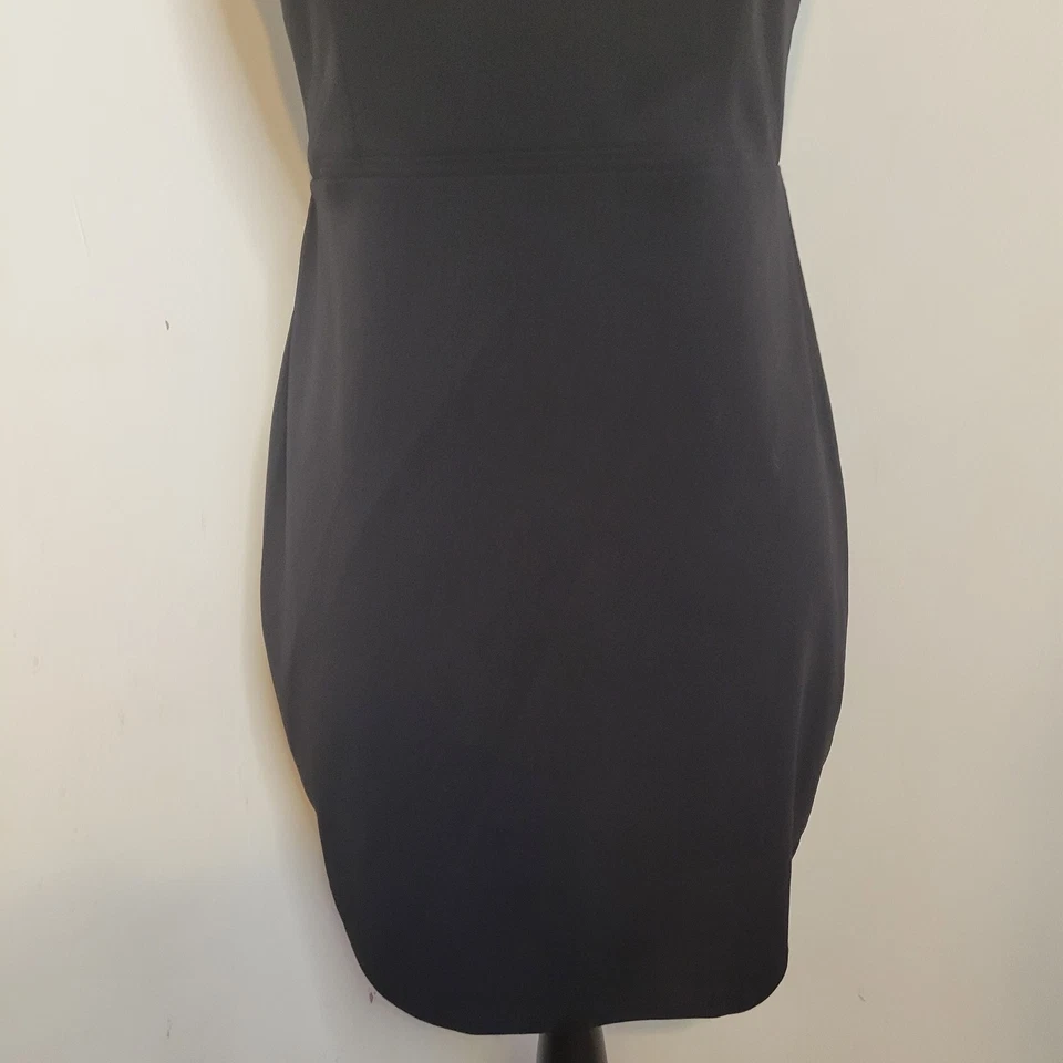 Mini vestido ceñido al cuerpo Bailey azul para mujer negro sin mangas - talla XL Foto 3 de 4