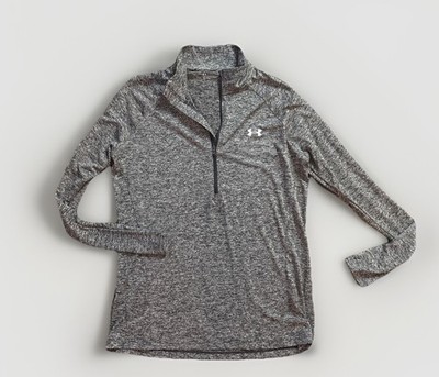 UNDER ARMOUR WOMEN'S UA TECH TWIST 1/2 ZIP LONG SLEEVE SHIRT #1320128 Size Large