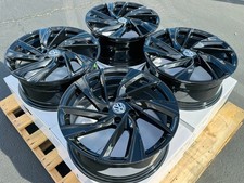 4 New 17 Black Rims Vw 5x112 Wheels Fits Volkswagen Beetle Golf Jetta Tiguan
